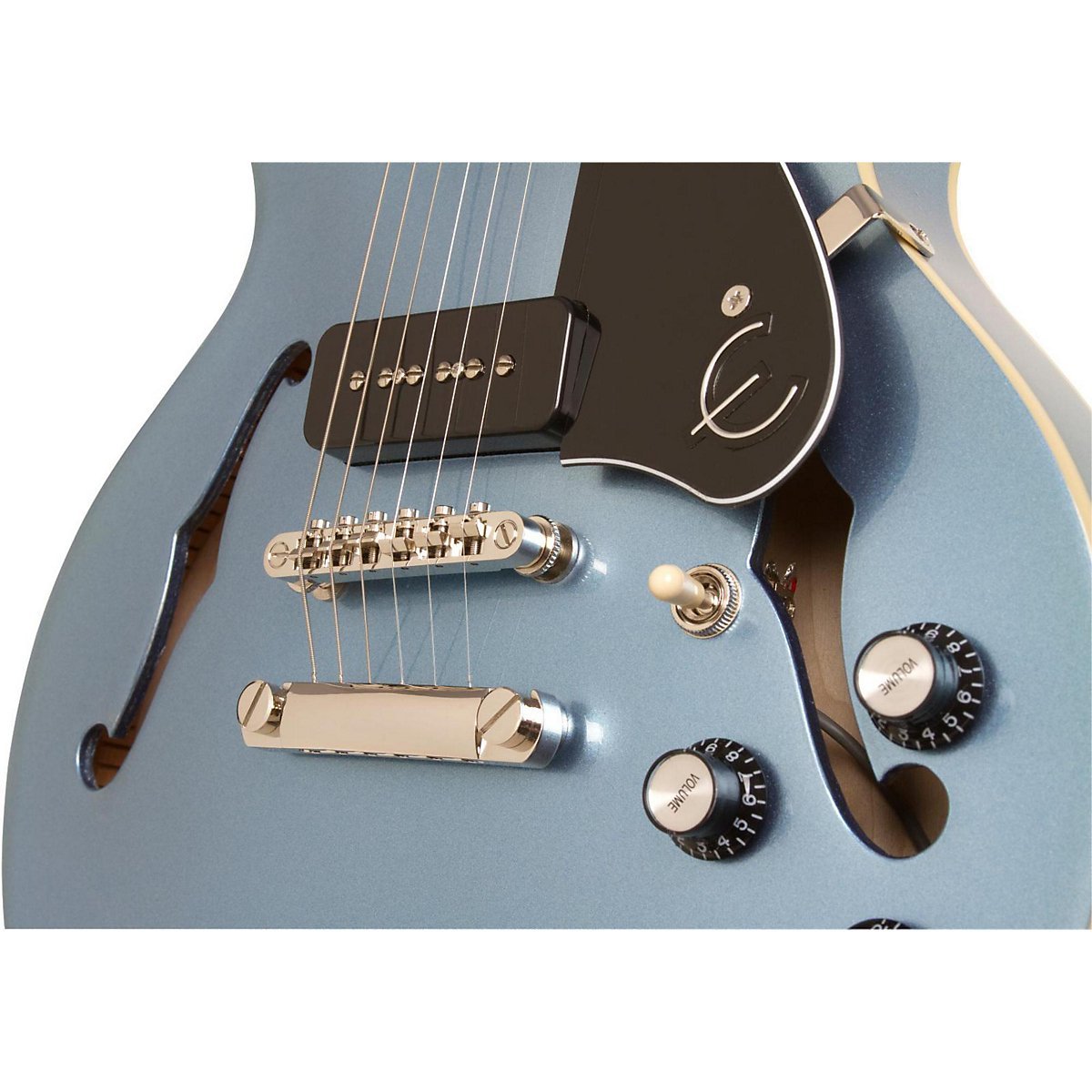 Epiphone Es339 P90 Pro Ltd Run 2014 Ch Pelham Blue - Semi-Hollow E-Gitarre - Variation 3