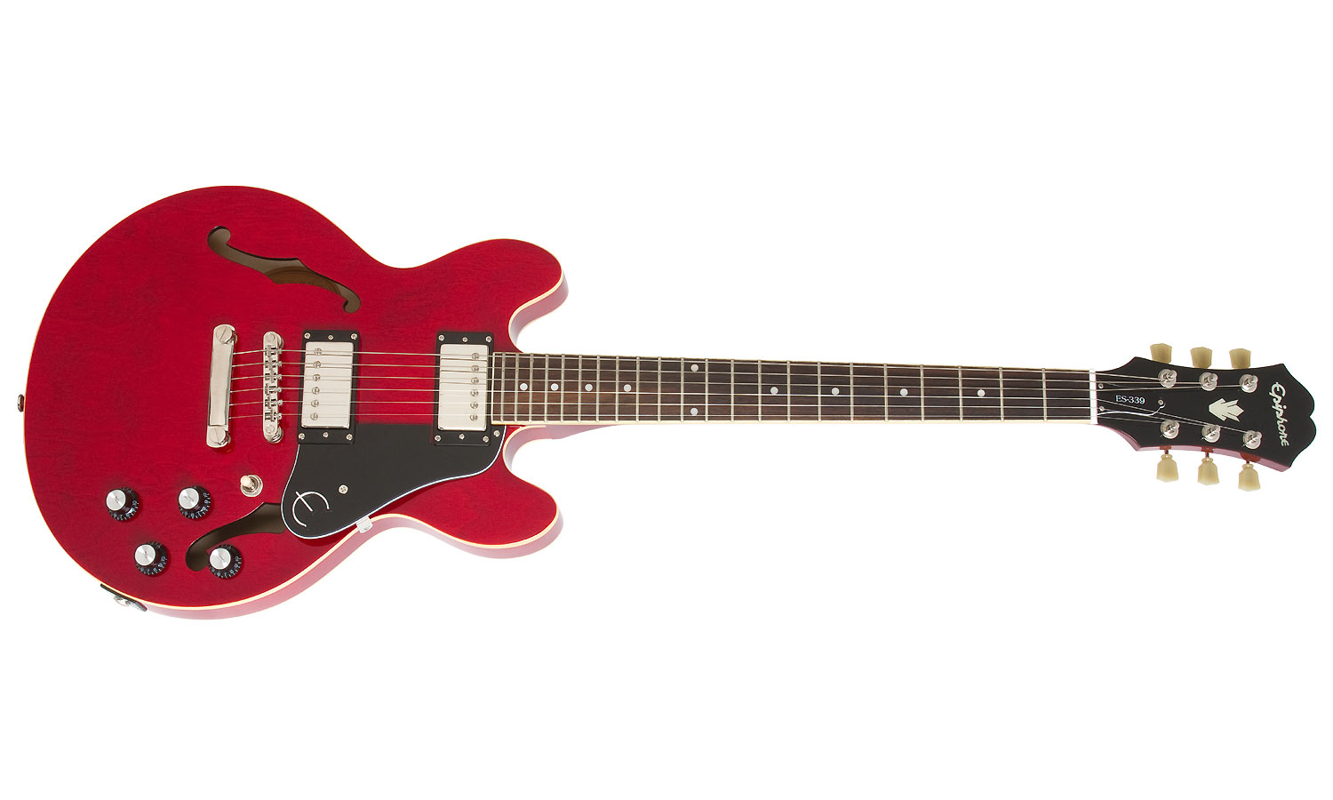 Epiphone Es-339 Pro Ch - Cherry - Semi-Hollow E-Gitarre - Variation 1