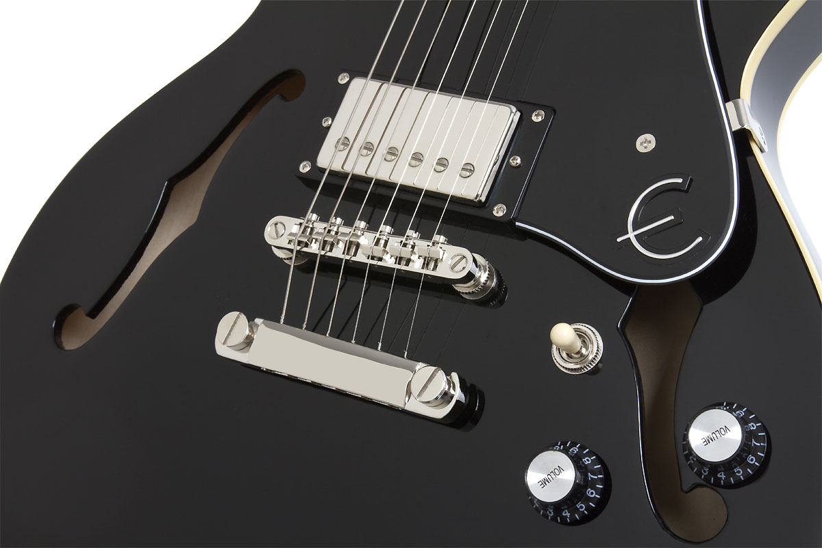 Epiphone Es-339 Pro Ch - Ebony - Semi-Hollow E-Gitarre - Variation 3