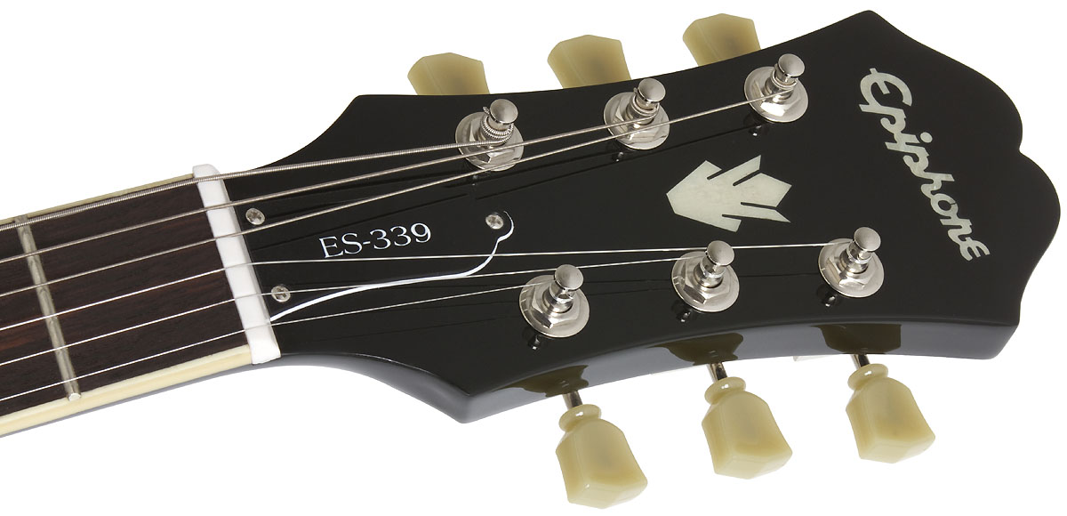 Epiphone Es-339 Pro Ch - Ebony - Semi-Hollow E-Gitarre - Variation 4