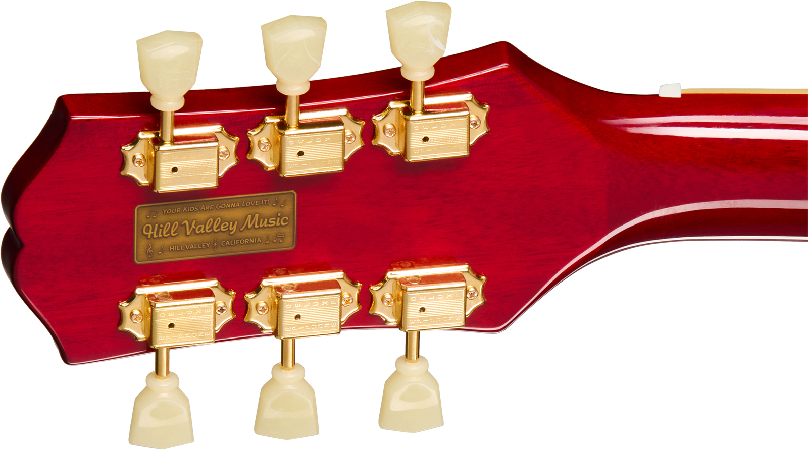 Epiphone Es345 Back To The Future Ltd 2h Trem Bigsby  Rw - Cherry Red - Semi-Hollow E-Gitarre - Variation 4