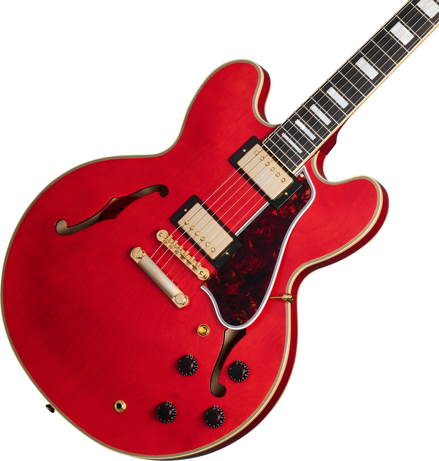Epiphone Es355 1959 Inspired By 2h Gibson Ht Eb - Vos Cherry Red - Semi-Hollow E-Gitarre - Variation 3