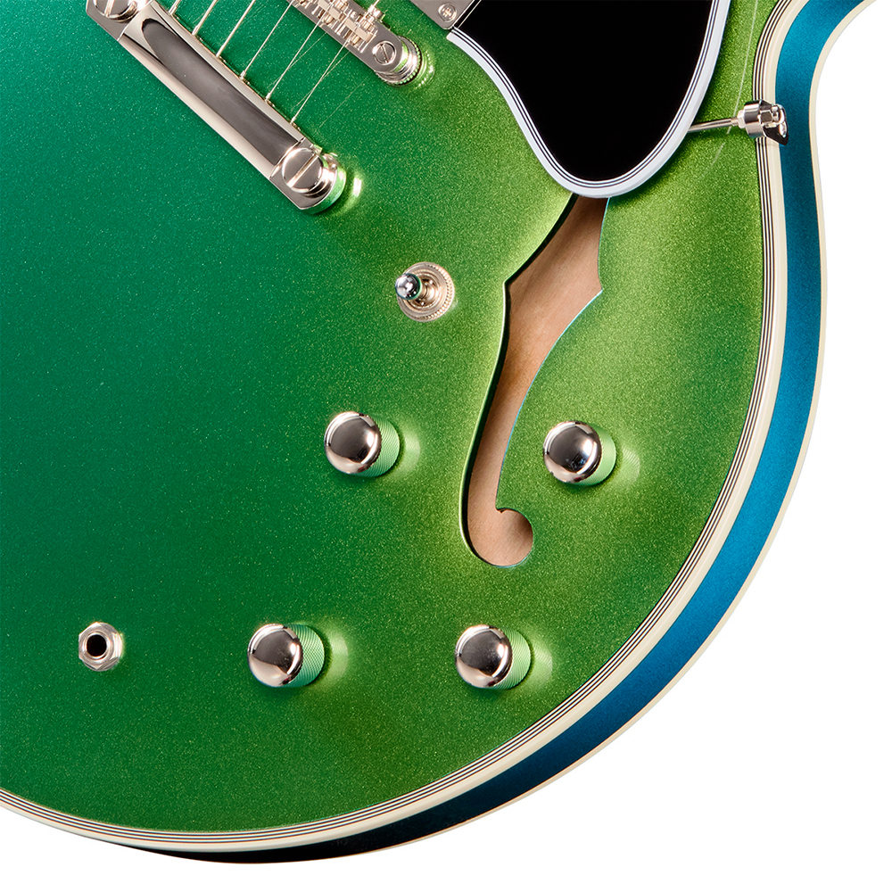 Epiphone Es355 Futura Ibg 2h Ht Eb - Dragonfly Shift - Semi-Hollow E-Gitarre - Variation 4