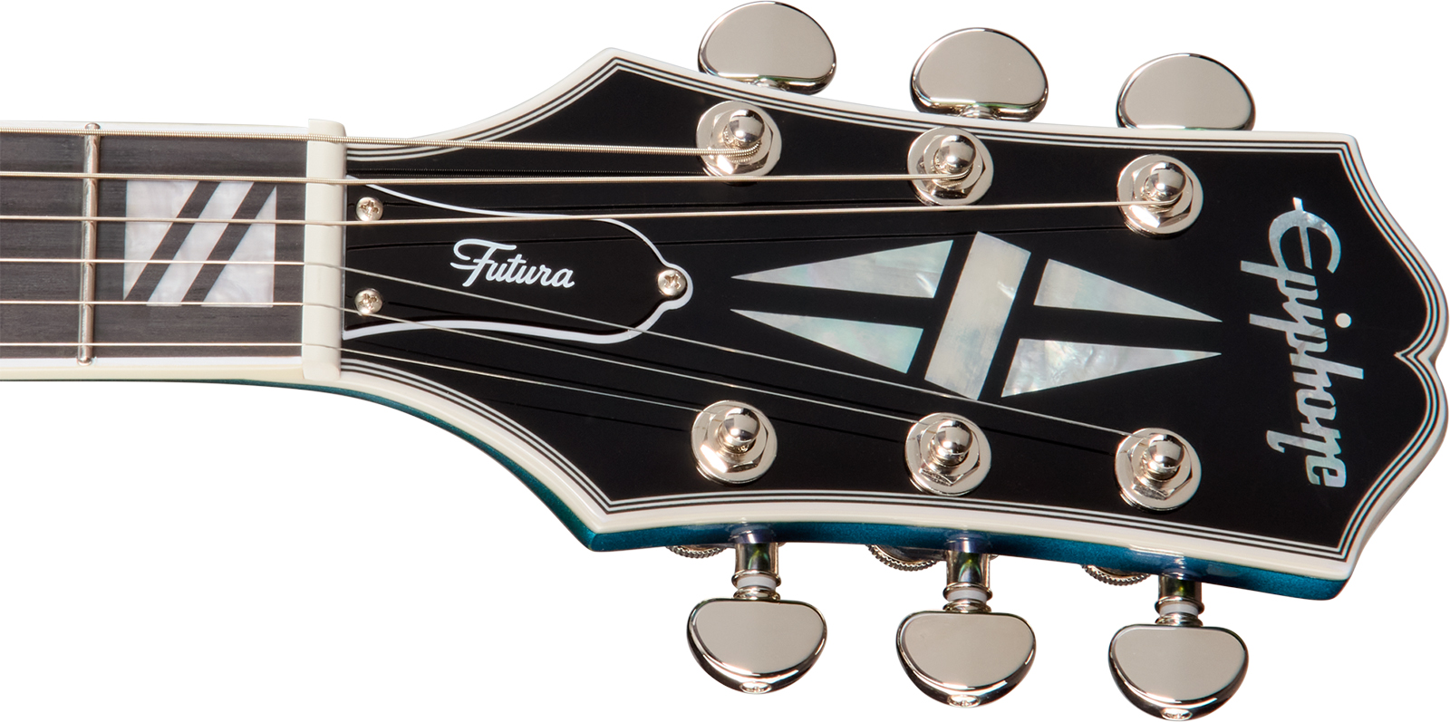 Epiphone Es355 Futura Ibg 2h Ht Eb - Dragonfly Shift - Semi-Hollow E-Gitarre - Variation 5
