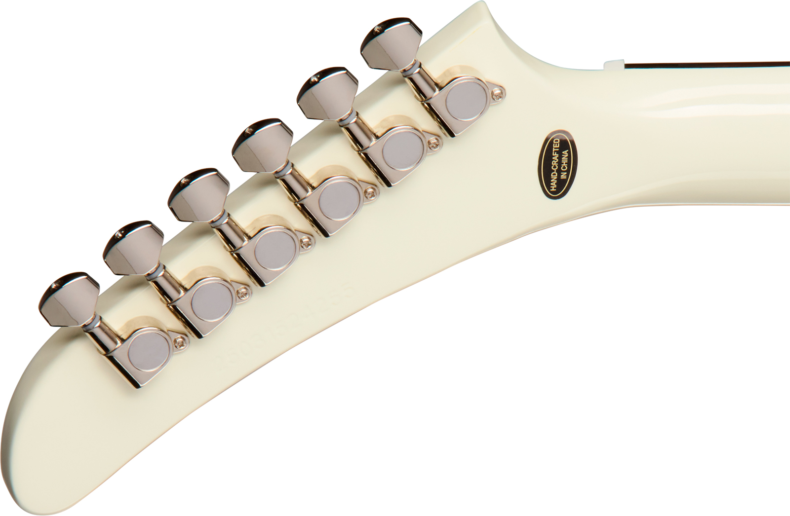 Epiphone Explorer 80s Ibg 2h Emg Ht Rw - Classic White - E-Gitarre aus Metall - Variation 4