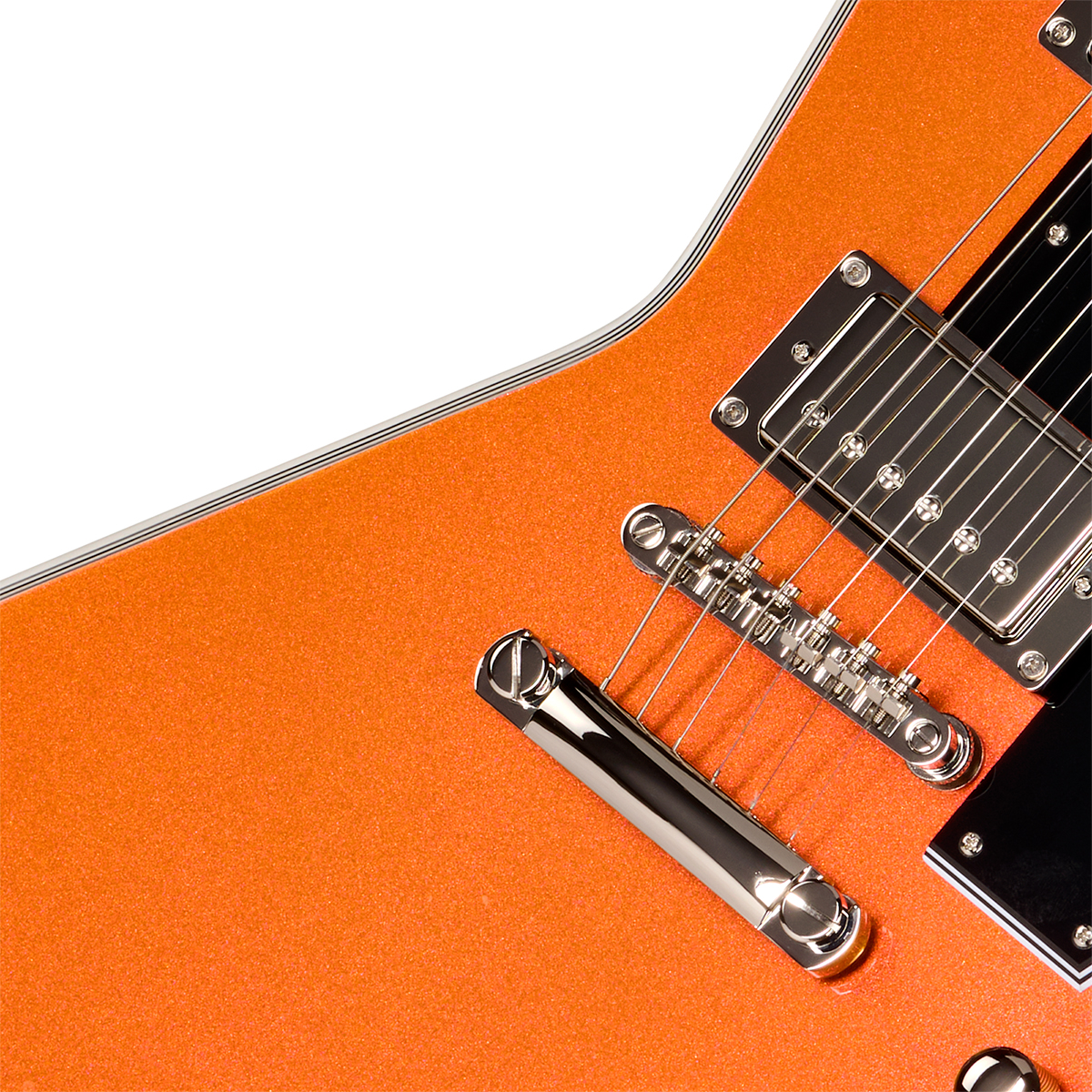 Epiphone Explorer Custom Futura Ibg 2h Ht Eb - Firestorm Shift - E-Gitarre aus Metall - Variation 3