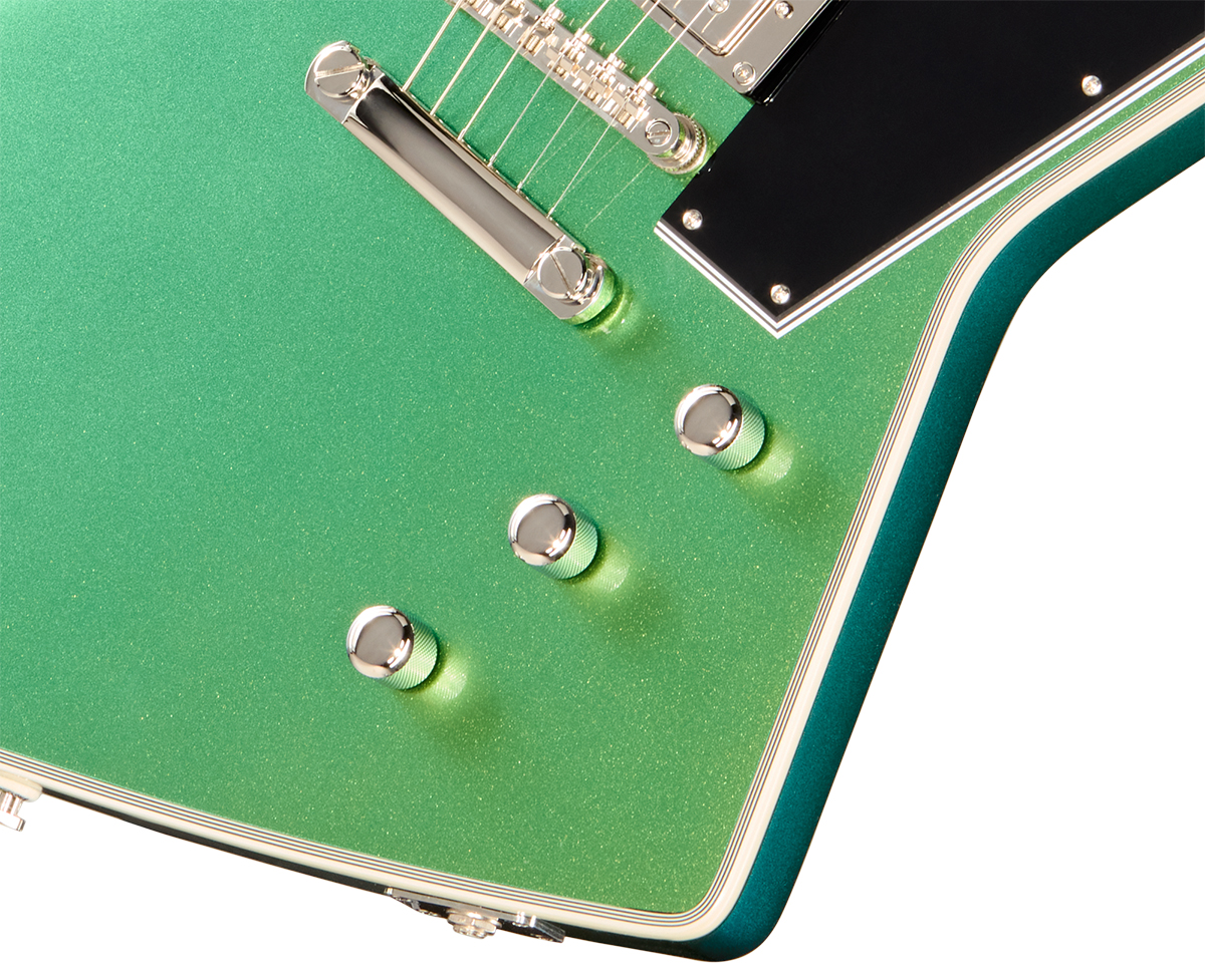 Epiphone Explorer Custom Futura Ibg 2h Ht Eb - Dragonfly Shift - E-Gitarre aus Metall - Variation 4