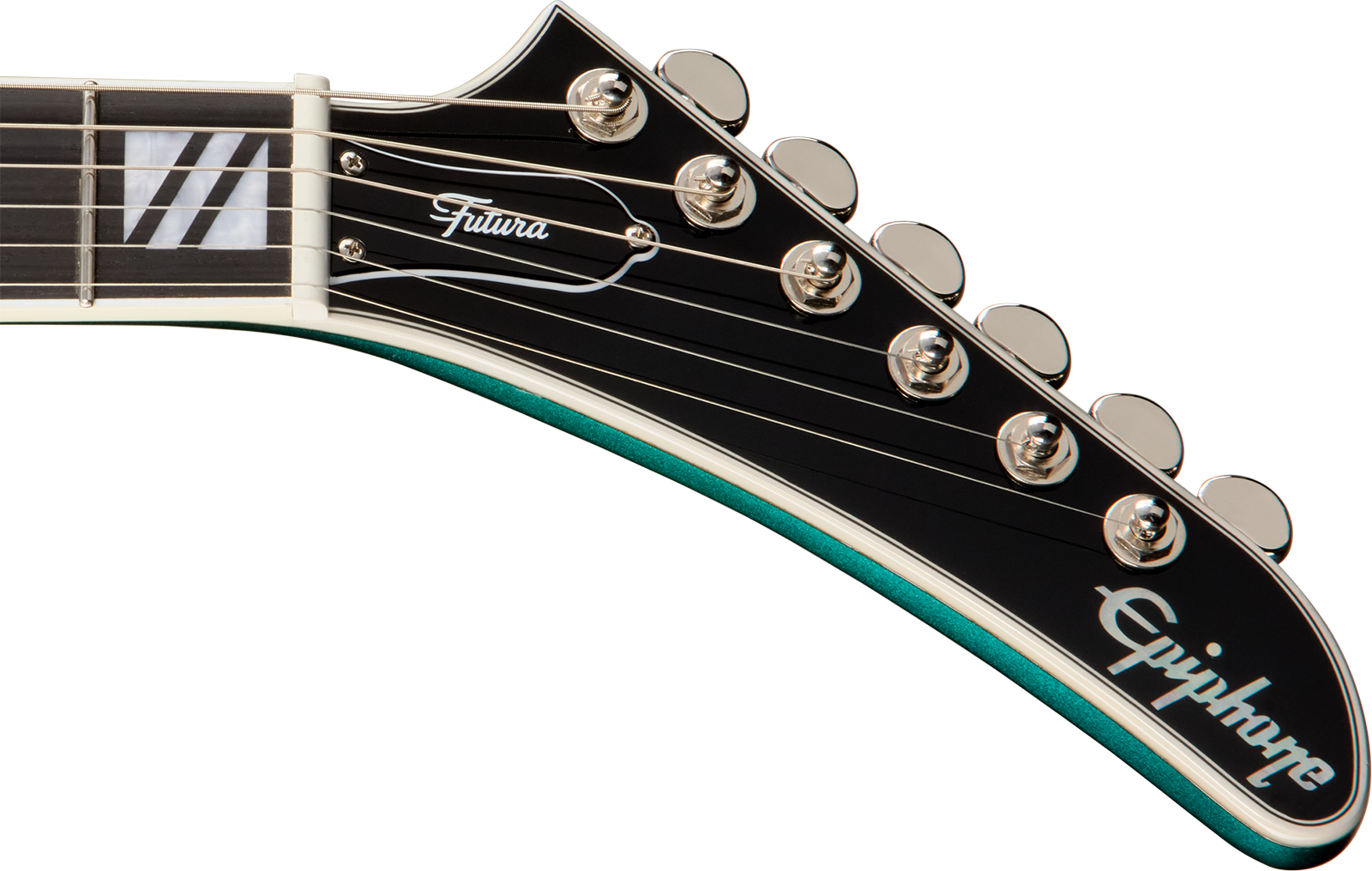 Epiphone Explorer Custom Futura Ibg 2h Ht Eb - Dragonfly Shift - E-Gitarre aus Metall - Variation 5