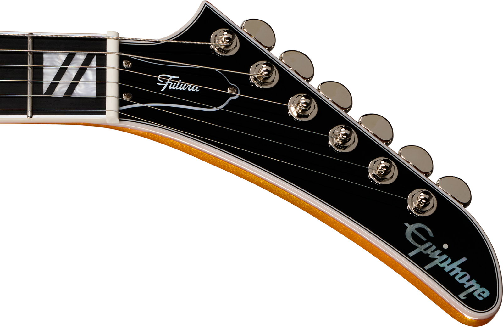 Epiphone Explorer Custom Futura Ibg 2h Ht Eb - Firestorm Shift - E-Gitarre aus Metall - Variation 5