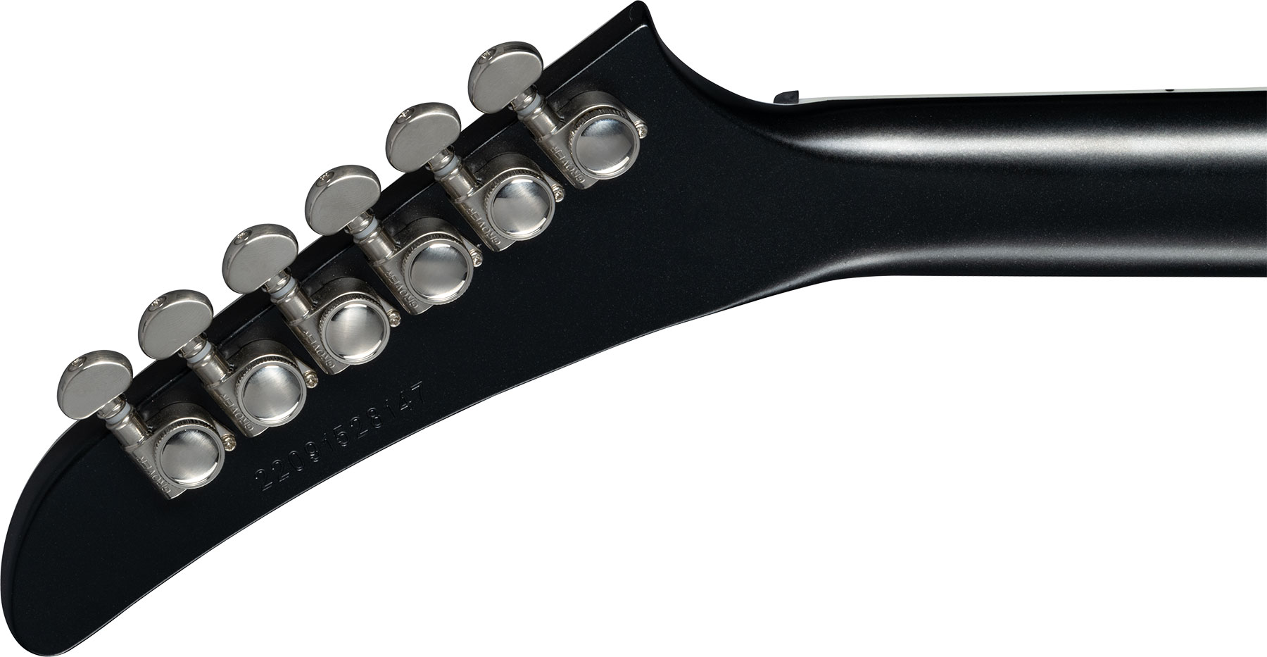 Epiphone Extura Prophecy Inspired By / Modern 2h Fishman Fluence  Ht Eb - Aged Jet Black Metallic - E-Gitarre aus Metall - Variation 9