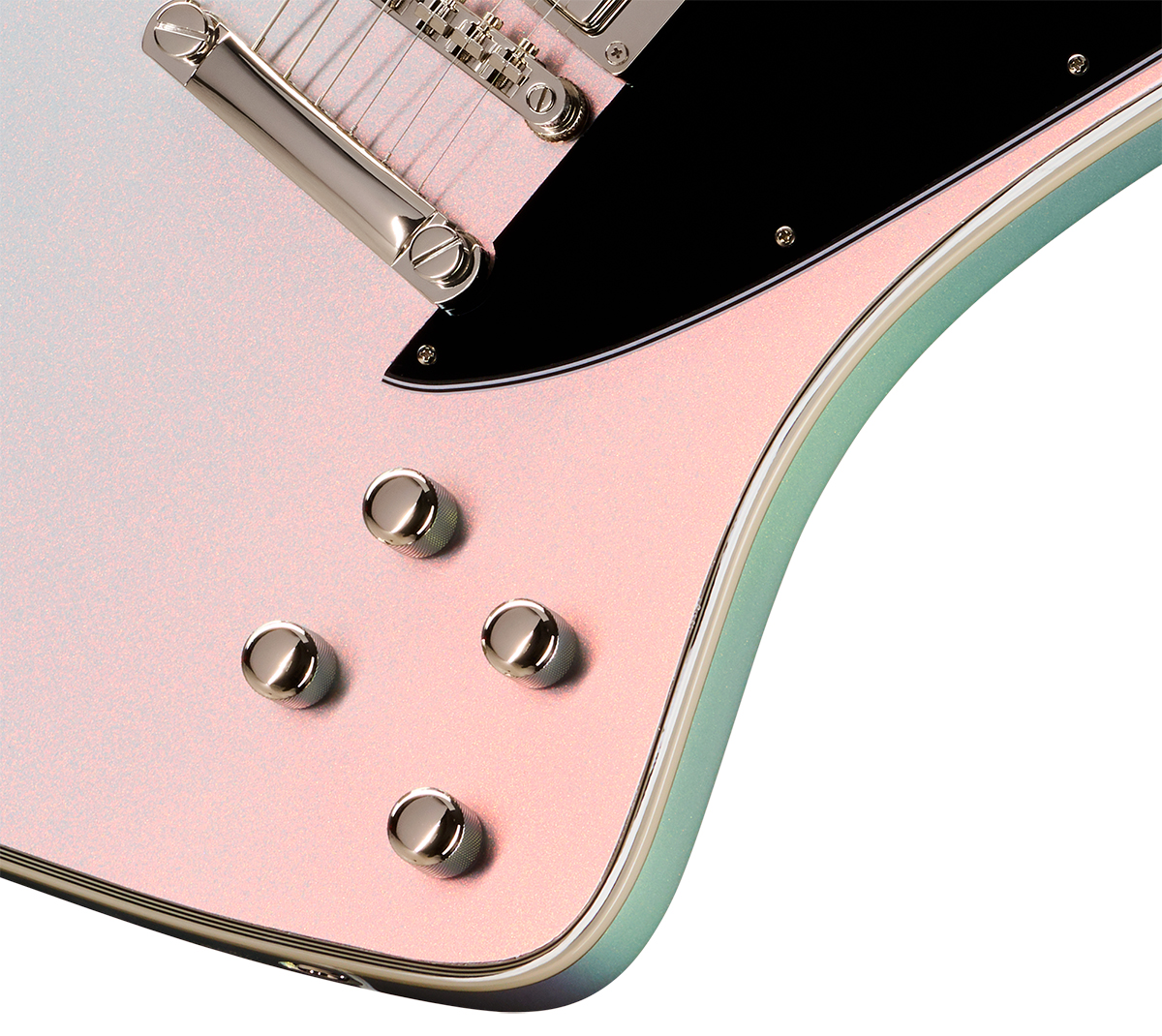 Epiphone Firebird Custom Futura Ibg 2h Ht Eb - Quicksilver Shift - E-Gitarre aus Metall - Variation 3