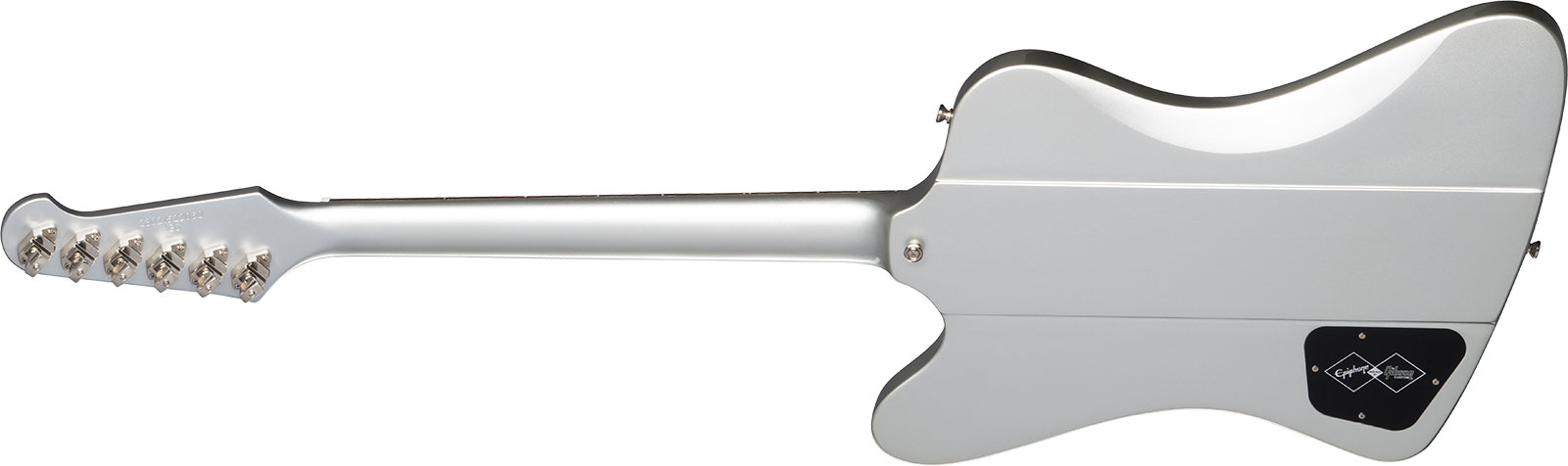 Epiphone Firebird I 1963 Inspired By Gibson Custom 1mh Ht Lau - Silver Mist - Retro-Rock-E-Gitarre - Variation 1