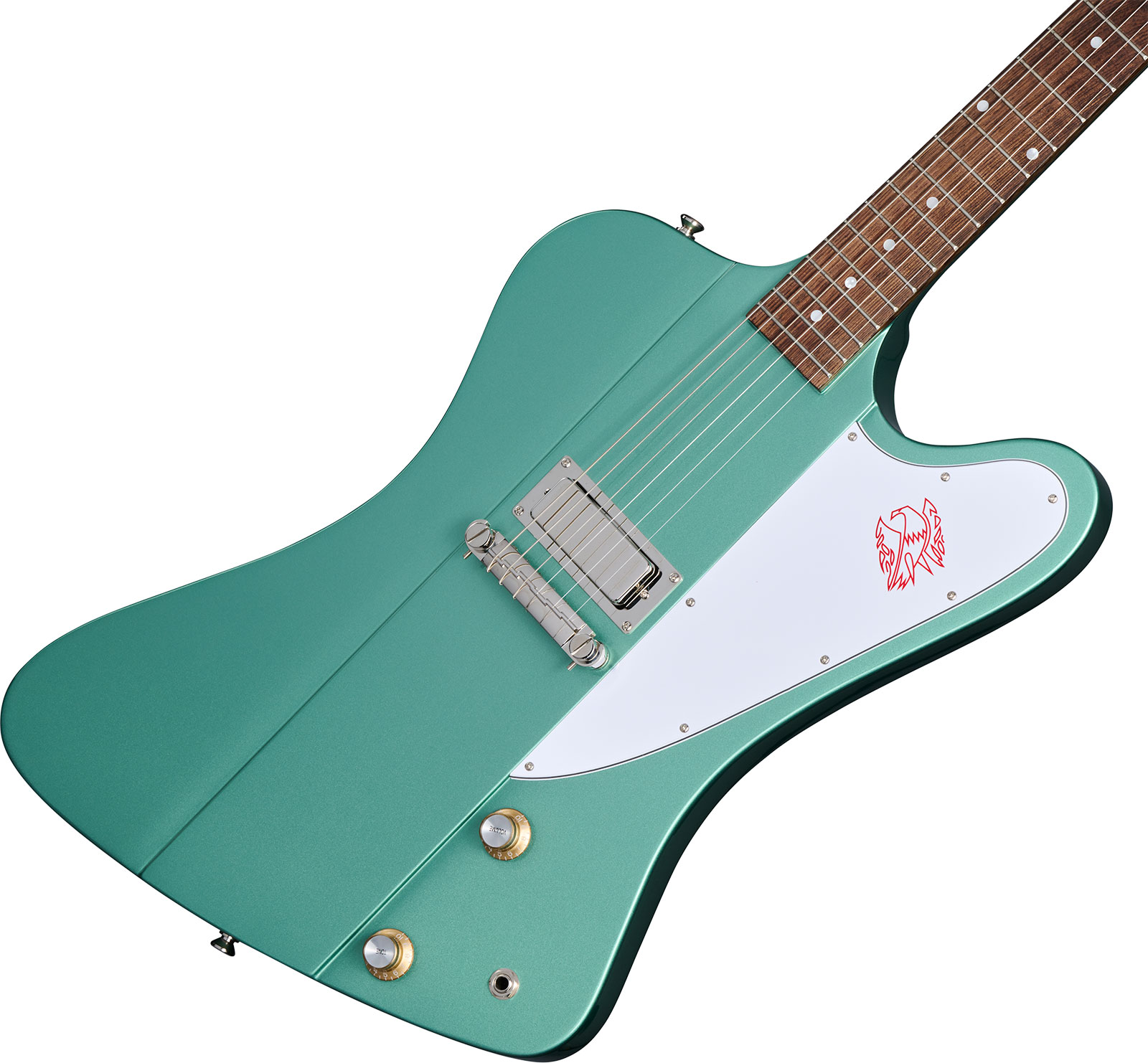 Epiphone Firebird I 1963 Inspired By Gibson Custom 1mh Ht Lau - Inverness Green - Retro-Rock-E-Gitarre - Variation 3