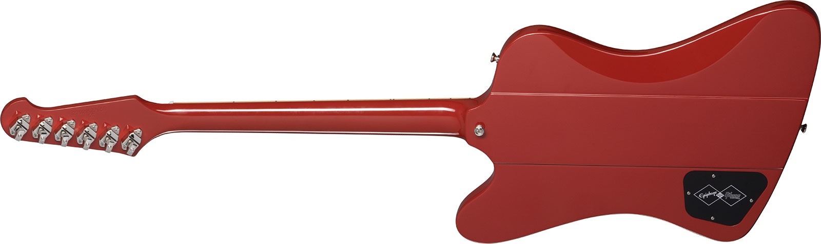 Epiphone Firebird V 1963 Maestro Vibrola Inspired By Gibson Custom 2mh Trem Lau - Ember Red - Retro-Rock-E-Gitarre - Variation 1