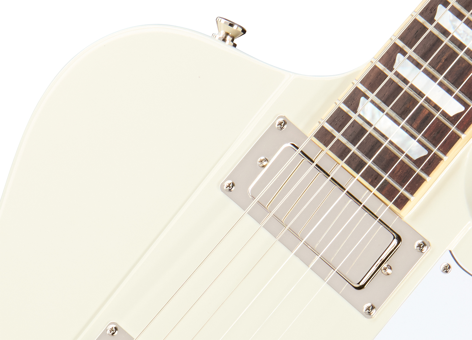 Epiphone Firebird V 1963 Maestro Vibrola Reissue Ins.by.g.c 2mh Gibson Trem Rw - Polaris White - Retro-Rock-E-Gitarre - Variation 3