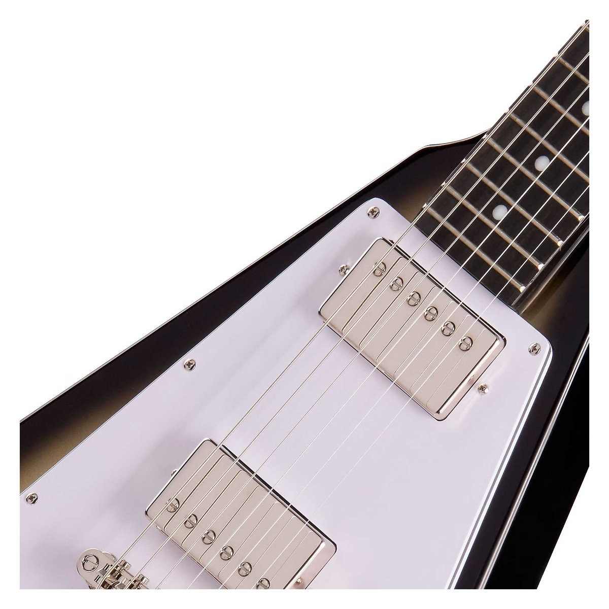 Epiphone Flying V 2h Ht Eb - Silverburst - E-Gitarre aus Metall - Variation 3