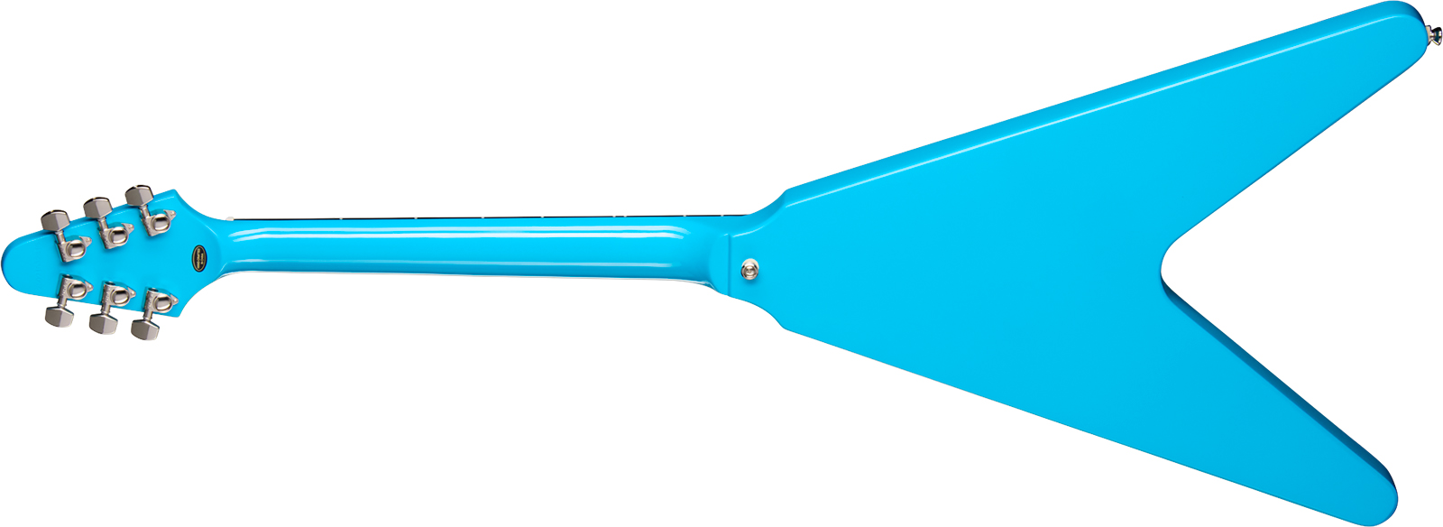 Epiphone Flying V 70 Ibg  2h Ht Eb - Maui Blue - E-Gitarre aus Metall - Variation 1