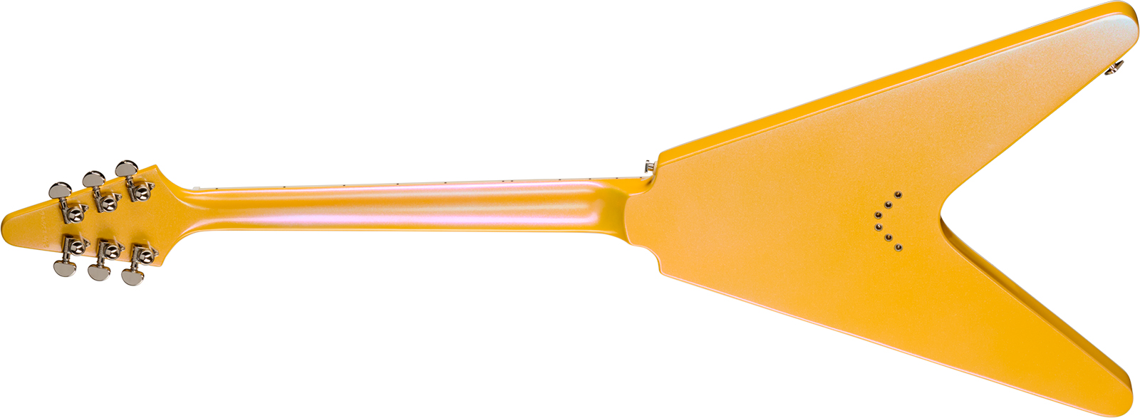 Epiphone Flying V Custom Futura Ibg 2h Ht Eb - Solaris Shift - E-Gitarre aus Metall - Variation 1