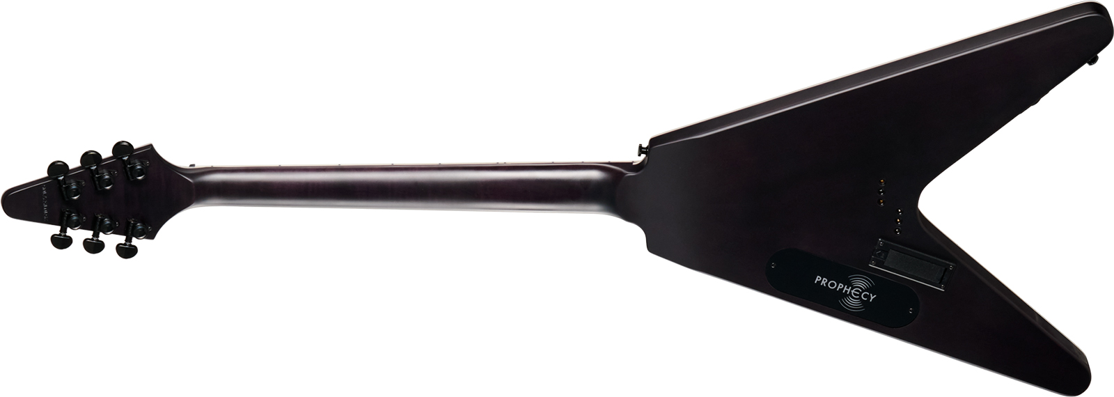 Epiphone Flying V Prophecy Modern 2h Eb - Orchid Bloom Satin - Retro-Rock-E-Gitarre - Variation 1