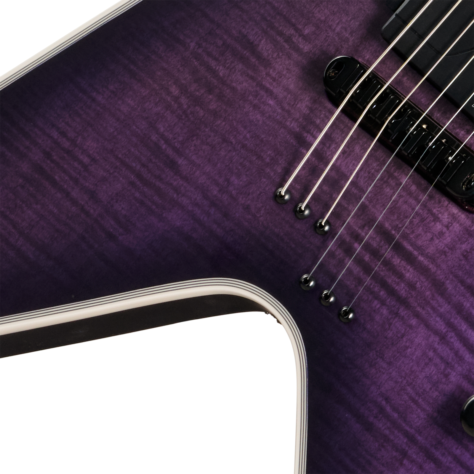 Epiphone Flying V Prophecy Modern 2h Eb - Orchid Bloom Satin - Retro-Rock-E-Gitarre - Variation 2