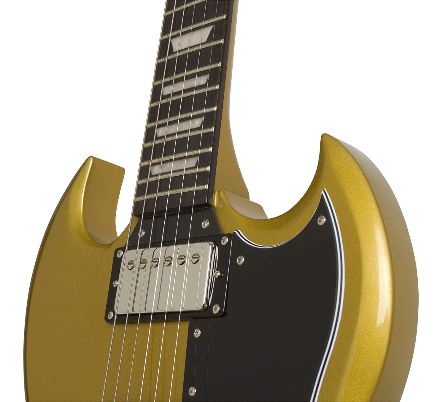 Epiphone G-400 Pro 1961 Ltd 2018 Hh Ht Pf - Metallic Gold - Double Cut E-Gitarre - Variation 2