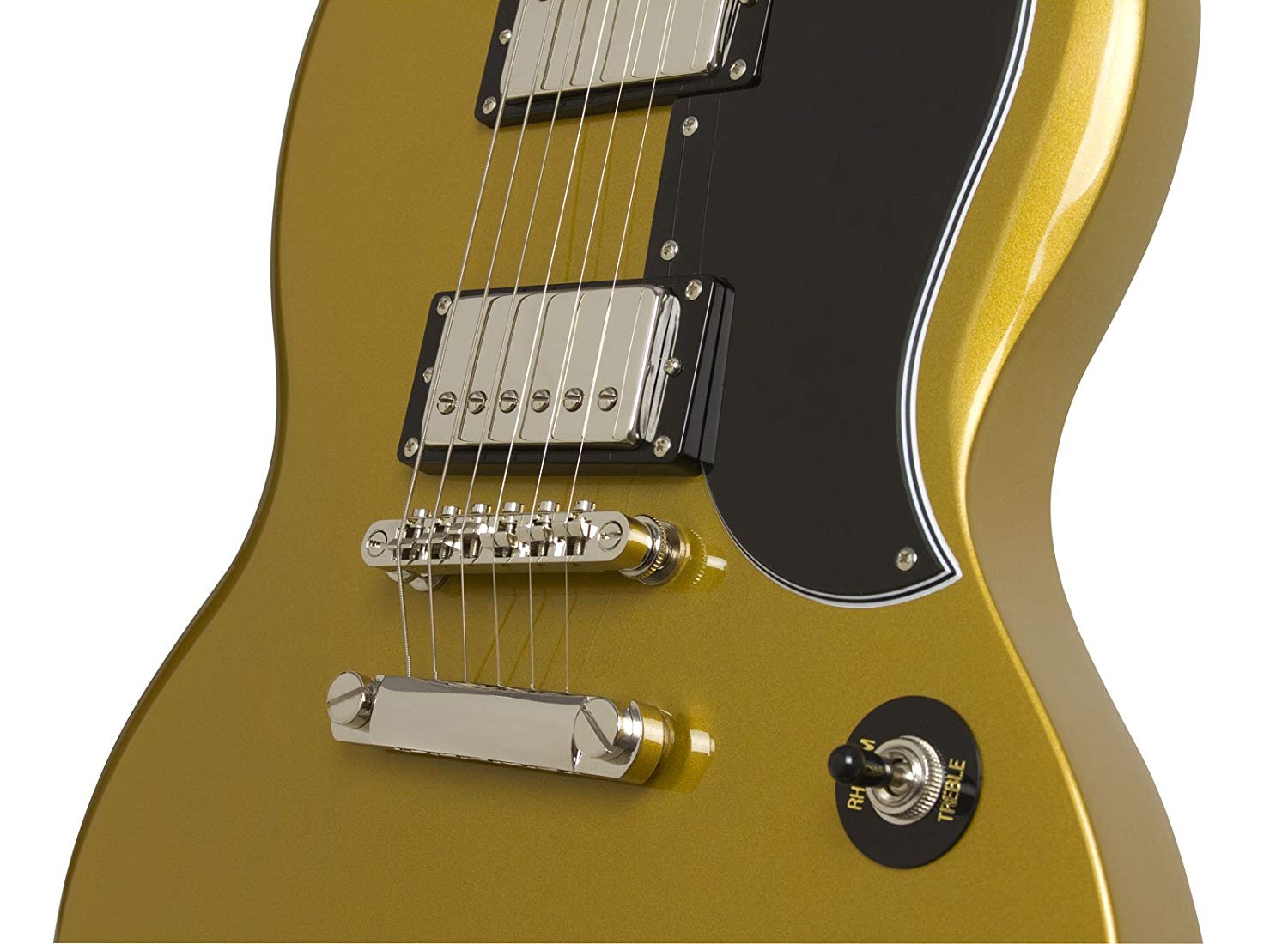 Epiphone G-400 Pro 1961 Ltd 2018 Hh Ht Pf - Metallic Gold - Double Cut E-Gitarre - Variation 3