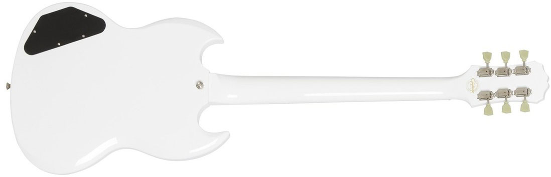 Epiphone G-400 Pro Hh Ht Pf - Alpine White - Double Cut E-Gitarre - Variation 1