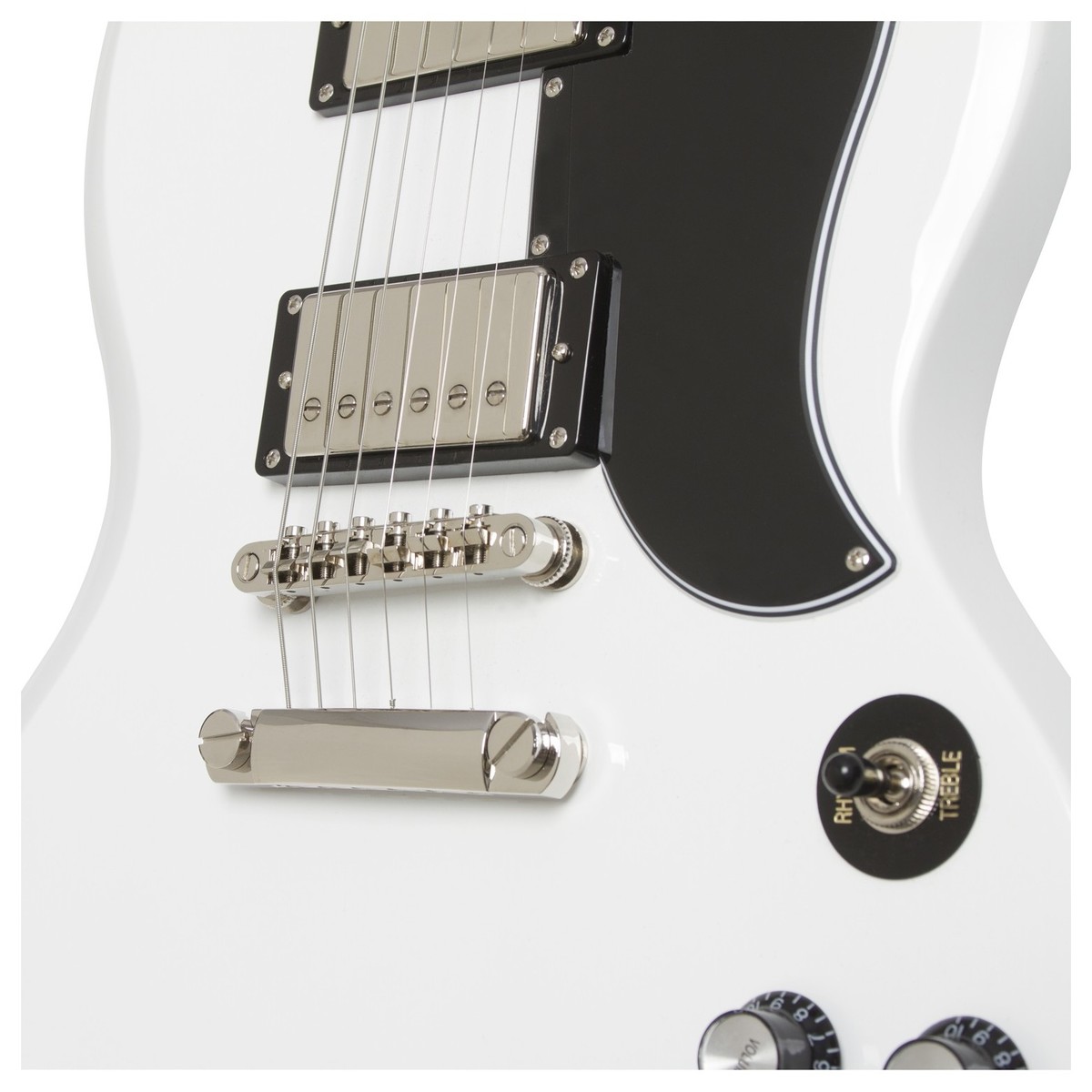 Epiphone G-400 Pro Hh Ht Pf - Alpine White - Double Cut E-Gitarre - Variation 2