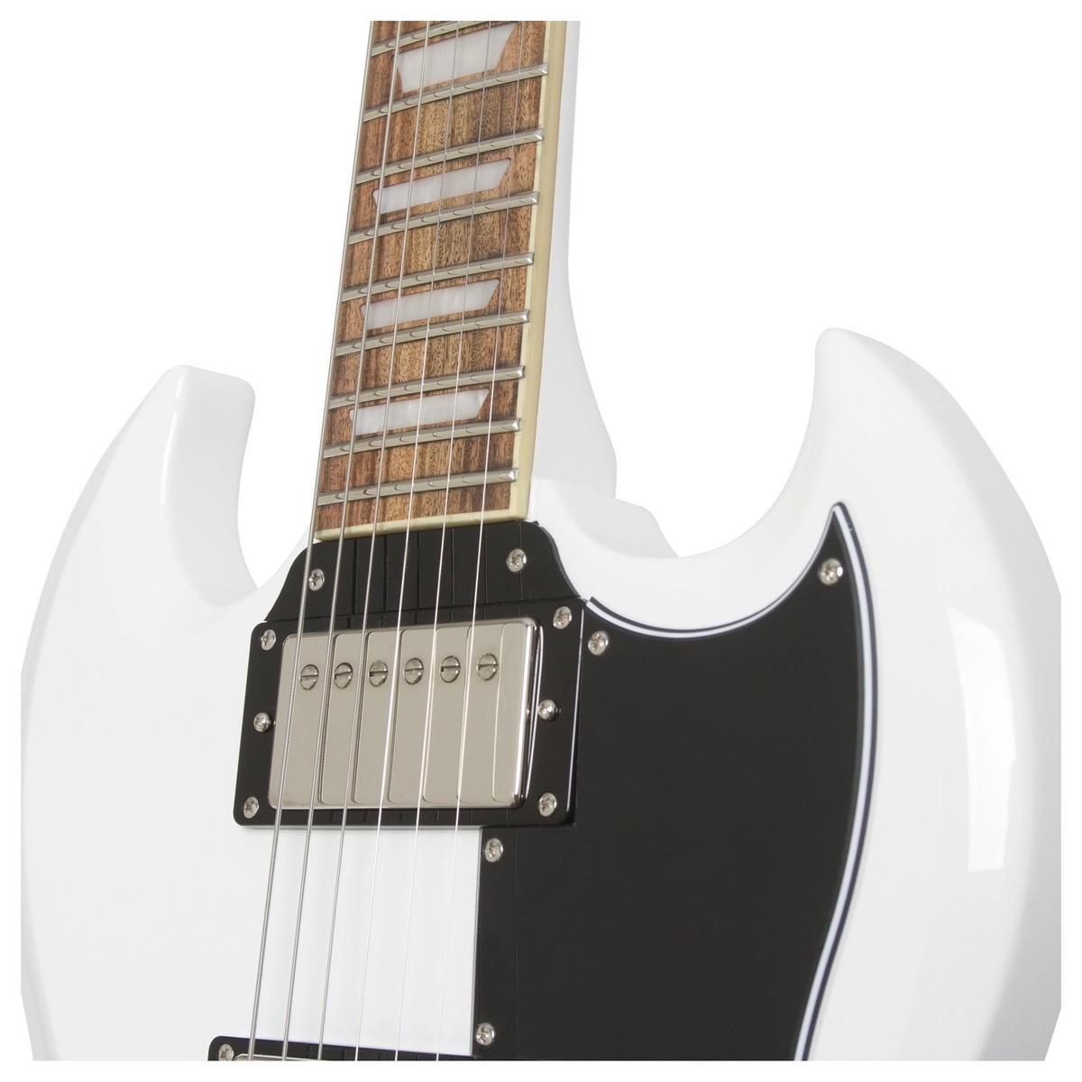 Epiphone G-400 Pro Hh Ht Pf - Alpine White - Double Cut E-Gitarre - Variation 3