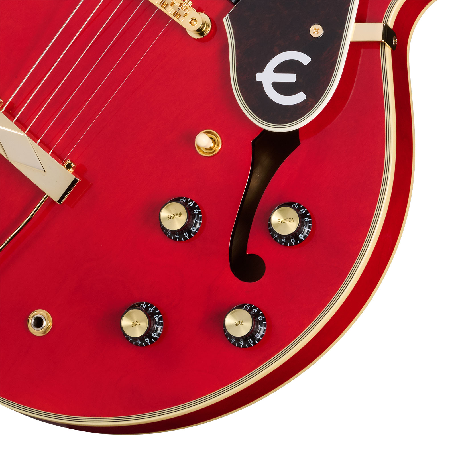 Epiphone Gem Archer Sheraton Masterbilt 2mh Gibson Usa Ht Rw - Cherry Red - Semi-Hollow E-Gitarre - Variation 3