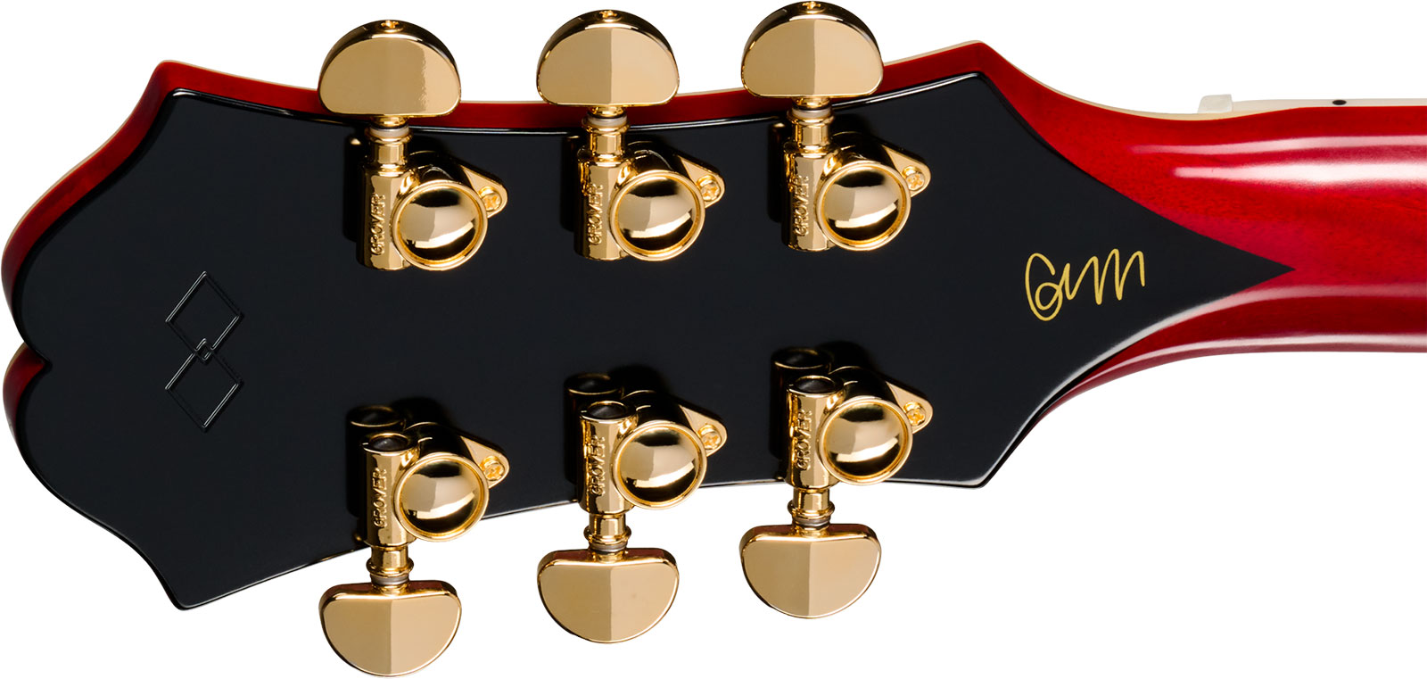 Epiphone Gem Archer Sheraton Masterbilt 2mh Gibson Usa Ht Rw - Cherry Red - Semi-Hollow E-Gitarre - Variation 5