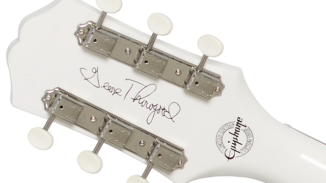Epiphone George Thorogood Es-125tdc White Fang 2p90 Ht Pf - Bone White - Semi-Hollow E-Gitarre - Variation 3