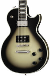 Single-cut-e-gitarre Epiphone Adam Jones Les Paul Custom Julie Heffernans Not Dead Yet - Antique silverburst
