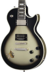 Single-cut-e-gitarre Epiphone Adam Jones Les Paul Custom Mark Ryden's Queen Bee - Antique silverburst