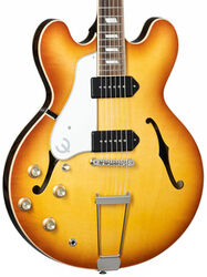 E-gitarre für linkshänder Epiphone Casino USA LH - Royal tan