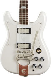 Retro-rock-e-gitarre Epiphone Crestwood Custom - Polaris white