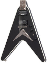 Signature-e-gitarre Epiphone Dave Mustaine Flying V Custom - Black metallic
