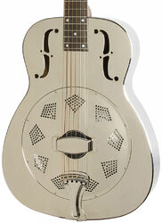 Dobro resonatorgitarre Epiphone Dobro Hound Dog M-14 Metalbody Round Neck - Nickel