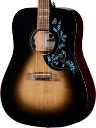 Folk-gitarre Epiphone Eric Church Hummingbird Dark - Cobra Burst