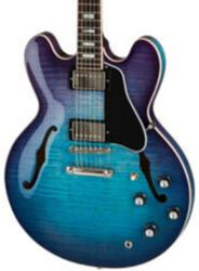 Semi-hollow e-gitarre Epiphone Inspired By Gibson ES-335 Figured - Blueberry burst