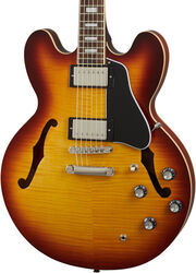 Inspired By Gibson ES-335 Figured - Raspberry Tea Burst