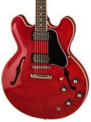 Semi-hollow e-gitarre Epiphone Inspired By Gibson ES-335 - Cherry