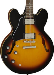 E-gitarre für linkshänder Epiphone Inspired By Gibson ES-335 LH - Vintage sunburst