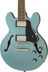 Semi-hollow e-gitarre Epiphone Inspired By Gibson ES-339 - Pelham blue
