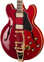 Semi-hollow e-gitarre Epiphone Back to the Future ES-345 Ltd - Cherry red