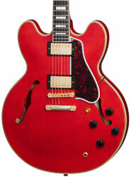 Semi-hollow e-gitarre Epiphone Inspired By Gibson 1959 ES-355 - Vos cherry red
