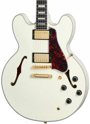 Semi-hollow e-gitarre Epiphone Inspired By Gibson 1959 ES-355 - VOS Classic White