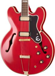 Semi-hollow e-gitarre Epiphone Masterbilt Gem Archer Sheraton - Cherry red