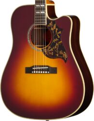 Folk-gitarre Epiphone Hummingbird Deluxe EC - autumn burst