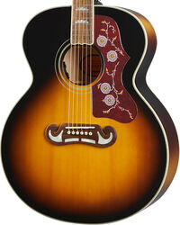 Folk-gitarre Epiphone Inspired by Gibson J-200 - Aged vintage sunburst